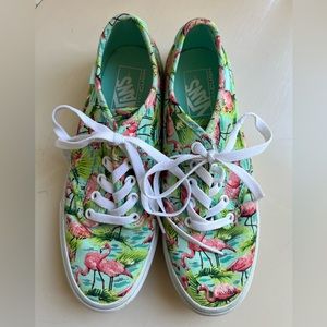 Flamingo Women’s Vans size 7.5